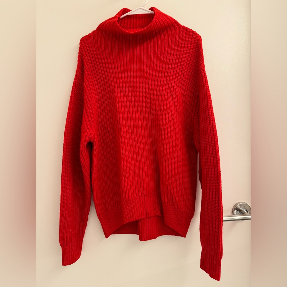 Bright Red Wilfred Sweater